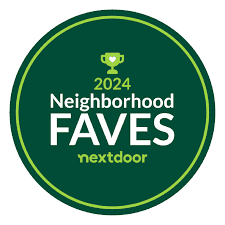 Nextdoor Neighborhood Faves 2024 winner badge
