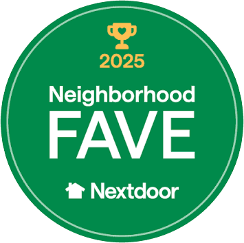 Nextdoor Neighborhood Fave 2025 winner badge